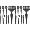 Mikinona 16pcs Facial Hair Removal Razor Cleaning Brush Electric Shaver Replacement Brush Material Soft Bristles Cleaning Tools for Women view 1