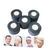 NOLITOY 5rolls Disposable Neck Papers for Hair Cutting of Black Collar Paper for Salons and Barbers Convenient and Easy to Use Neck Strips for Hairdressing and Dyeing view 2