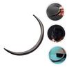 WOONEKY Chinese Women Hair Stick Moon Hair Fork Wooden Hair Barrette Girls Hair Accessories Stylish and Sturdy view 3