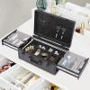 Beauty Professional Barber Case, Barber Travel Case, Aluminum Makeup Case, Hairdressing Toolbox, Barber Briefcase Toolbox for Hair Stylist, Pet Groomer, Makeup Artist view 4