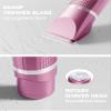 unibono 3-in-1 Electric Razor for Women - Waterproof Bikini Trimmer,Rechargeable Electric Shaver for Lady,Pubic Hair Trimmer Women,Personal Trimmer Groomer for Body Hair (Rose Red, RR-1) view 4
