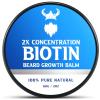 Biotin Beard Balm for Men & Conditioning Beard Wax and Growth Beard Growth Oil with 2X Concentration Biotin for Men, Hydrates & Thickens Facial Hair view 2