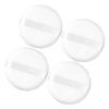 WOONEKY 4pcs Large Velour Powder Puff for Makeup Application Soft Powder Tool Skin-friendly Round Design for Smooth Finish view 1