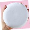 WOONEKY 4pcs Large Velour Powder Puff for Makeup Application Soft Powder Tool Skin-friendly Round Design for Smooth Finish view 3