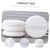 WOONEKY 4pcs Large Velour Powder Puff for Makeup Application Soft Powder Tool Skin-friendly Round Design for Smooth Finish view 4