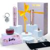 Electric Beauty Epilator+Facial Hair Remover for Women, Hair Removal Device Gift Set, Portable Epilation System, Painless Shaver for Body Face Chin Lip view 1