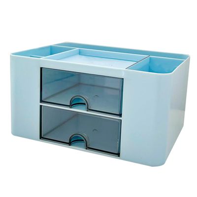 ABOOFAN Transparent Desktop Storage Organizer Box with Sundries Organizer for Cosmetics Lightweight and Portable for Home and Office Use for Bedroom and Living Room Decor