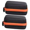 Gogogmee 2 Pcs 12 Essential Oil Case Hard Shell Travel Organizer for 5ml-15ml Bottles Eva Storage Bag Aromatherapy Roller Bottle Container view 1