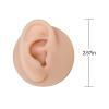 Vnmcry Silicone Ear Model Piercing Practice Fake Ear Flexible Realistic Artificial Ear Body Parts for Jewelry Display Acupuncture Mannequin Teaching Tool (1 Pair Ear) view 3