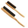 Beatifufu 2pcs Beard Grooming Set Bristle Hair Brush Cleaning Brush for Men Ergonomic Handle Lightweight Design for Home Salon Use for Beard Hair Styling view 1