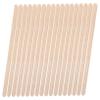 Mikinona 300pcs Wooden Applicator Sticks Hair Removal Spatula Tool for Waxing Eyebrow Shaping More Comfortable Edge Design Versatile Use for Salon Home view 3