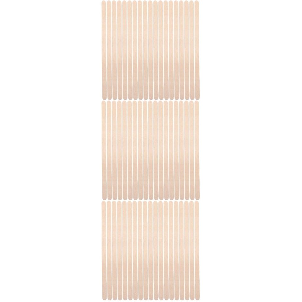 Gogogmee 3sets Non Stick Wooden Wax Sticks Set for Hair Removal Hair Waxing Supplies 100pcs*3