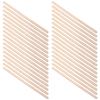 Gogogmee 3sets Non Stick Wooden Wax Sticks Set for Hair Removal Hair Waxing Supplies 100pcs*3 view 3