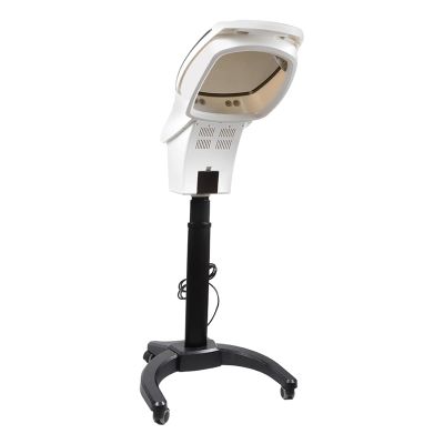 awolsrgiop Hair Steamer, Micro Mist Hair Care Salon SPA Steamer Oil Treatment Machine Steamer for Hair 3 Modes Adjustable Temperature & Height Timing Device LCD Screen for Hair Coloring, Hair Care