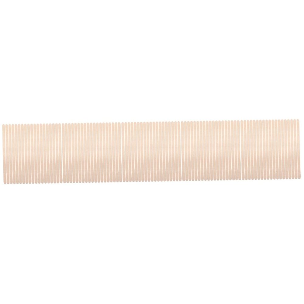 Mikinona 500pcs Wooden Waxing Sticks Applicators Thick Edge Spatula for Hair Removal Eyebrow Shaping and Facial Application Safe and Comfortable Use for Home and