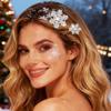 BARTOSI Christmas Snowflake Hair Clips Rhinestone Hair Clip Xmas Hairpins Holiday Hair Accessories for Women and Girls (Pack of 5) view 3