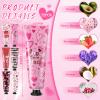 72 Pcs Valentine's Day Hand Cream Gift Bulk Valentine Gift Basket Stuffers Love Heart Moisturizing Galentine's Hand Lotion Bulk Small Dry Cracked Care Cream for Women Friends Seniors Clients, 30 ml view 2