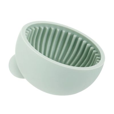 Baluue Silicone Makeup Brush Cleaning Pad Practical Rinsing Tool for Efficient Makeup Brush Care Durable Handheld Design for Home and Salon Use Random Color