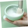 Baluue Silicone Makeup Brush Cleaning Pad Practical Rinsing Tool for Efficient Makeup Brush Care Durable Handheld Design for Home and Salon Use Random Color view 4