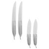 Beatifufu 4pcs Sturdy Stainless Steel Nail Files Double-Sided Boards for Fingernails Toenails and Artificial Nails view 1