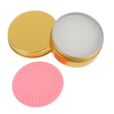 Beatifufu Makeup Brush Cleaning Tool Remover Soap Box for Eye Shadow Blusher Brushes