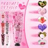24 Pcs Valentine's Day Hand Cream Gift Bulk Valentine Gift Basket Stuffers Love Heart Moisturizing Galentine's Hand Lotion Bulk Small Dry Cracked Care Cream for Women Friends Seniors Clients, 30 ml view 2