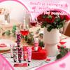24 Pcs Valentine's Day Hand Cream Gift Bulk Valentine Gift Basket Stuffers Love Heart Moisturizing Galentine's Hand Lotion Bulk Small Dry Cracked Care Cream for Women Friends Seniors Clients, 30 ml view 3