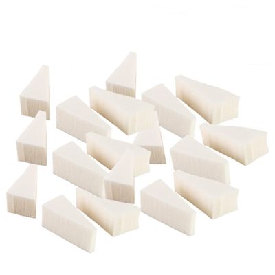 Baluue 40pcs Essential Makeup Tools Nail Art Sponges Foundation Blender Puff Wedges Versatile for Manicure Makeup