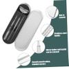 Baluue Eyelash Extension Tweezers Tool Kit Mirror for False Lashes Girl Eyelash Auxiliary Tool view 3