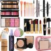 All in One Makeup Kit for Women Full Kit,Travel Makeup Kit for Teens,Make Up Gift Set with Everything,Foundation Eyeshadow Lipstick Eyebrow Blush Powder, Christmas Make Up Gift Set for Women-E view 1