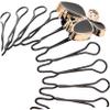 Baluue 3pcs Hair Finishing Fixer Girls Hair Clips Comb u Shape Pins for Women Thick Clips view 4