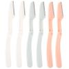 SOESFOUFU 6pcs Eyebrow Razor for Women Hair Removal Shaver Trimmer Face Razor Knife Self Care Kit Precision Trimming Lightweight Non-slip Grip Cover Random Color view 1