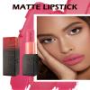 Matte Lipstick Rose Pink, Nude Matte Lipstick Long-Lasting Lip Makeup Waterproof Smudge Proof for Women,Silky Velvet Moisturizing Lip Stick High Impact Lip Color Lip Gloss Balm Gift for Girls-01 view 2