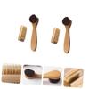 BCOATH 4pcs Wooden Pig Bristles Nail Cleaning Brush Set Dual-Sided Handwashing Tool for Effective Finger and Nail Hygiene view 3