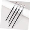 Beatifufu 4pcs Fine Precision Eyeliner Brush Eye Makeup Compact Easy Use Applicators for Delicate Application and Blending Suitable for Beginners and Professionals view 2