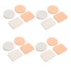 Baluue 20pcs Dual Makeup Sponge for Foundation Blusher Powder Application Versatile Wet Dry Facial Sponges Soft Skin-friendly Random Styles view 1