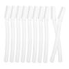 Beatifufu 10pcs Eyebrow Trimmer Set Eyebrows Razor Womens Razors Clothes Shaver Shaving Razor Hair Shaver Face Shavers for Women Facial Shavers Eye Brow Razors Stainless Steel White view 1