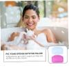 BCOATH 2pcs Bathtub Pillow Suction Cup Shower Hair Catcher for Bath Random Color view 4