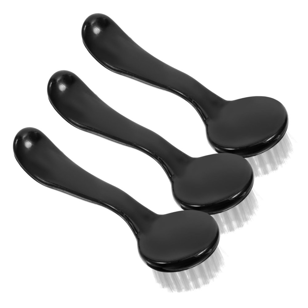 Baluue 3pcs Facial Cleansing Brush Gentle Face Cleanser Scalp Brush Exfoliating Tool Soft Bristles for Women Gentle Face Wash