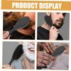 Beatifufu 8pcs Men's Beard Brush Stiff Bristle Grooming Tool for Hair Cutting Neck Duster Cleaning Brush for Barbershop Use Gentle Hair Sweep for Smooth Styling view 4