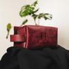 asrincodesigns Custom Leather Cosmetic Bag, Personalized Makeup Clutch, Wedding Shower Gift, Bridal Gifts, Bride Toiletry Bag, Team Bride Bachelorette Gift view 4