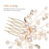 Baluue Elegant Metal Pearl Hair Side Comb Wedding Hair Accessories for Bridal Bridesmaid Mother of Bride view 2