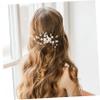Baluue Elegant Metal Pearl Hair Side Comb Wedding Hair Accessories for Bridal Bridesmaid Mother of Bride view 4