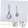 FOMIYES 2pcs Metal Skincare Spatula for Eye Cream and Facial Masks Lightweight Beauty Scoop for Precise Application and Mixing Compact Design for Travel and Daily Use view 3