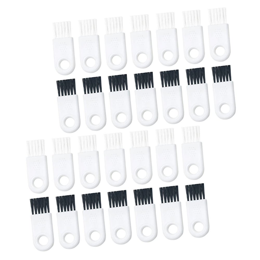 BCOATH 30pcs Mini Cleaning Brush Shaver for Hard Reach Areas Includes and Bristle Options for Grooming Tools and Electronics