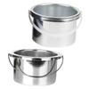 Baluue 2pcs Wax Warmer Inner Pan Aluminum Wax Melting Dish for Hair Removal Compatible Machines Easy to Clean and Maintain for Home and Salon Use view 1