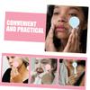 Baluue 4-Piece Silicone Face Scrubber Set Gentle Facial Exfoliator for Makeup Removal Cleansing Brush for Blackheads Blue Pink Travel-Friendly Skincare Tool view 3