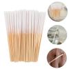 Baluue 300pcs Pointy Cotton Swabs for Makeup and Beauty Care Thick Bamboo Sticks for Precision Cleaning for Eyebrow and Eyelash Applications view 2