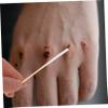 Baluue 300pcs Pointy Cotton Swabs for Makeup and Beauty Care Thick Bamboo Sticks for Precision Cleaning for Eyebrow and Eyelash Applications view 3