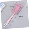Baluue 3pcs Mesh Shower Brush Long Handle Bath Brush for Body Cleaning and Massaging view 2